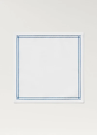 Printed cotton napkins