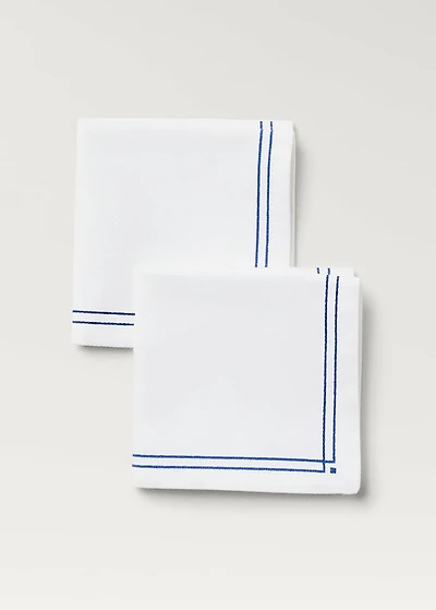 Printed cotton napkins