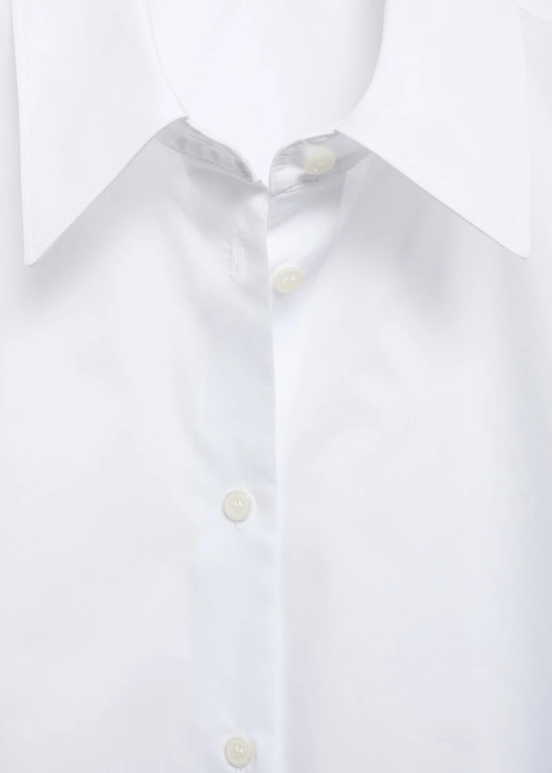 Regular cotton lyocell-blend shirt
