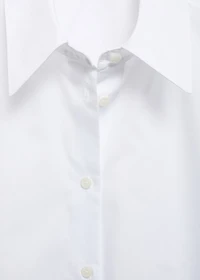 Regular cotton lyocell-blend shirt
