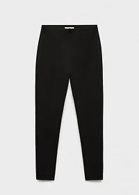 Mid-rise skinny leggings