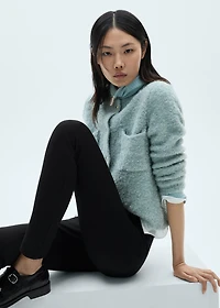 Mid-rise skinny leggings