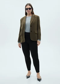 Mid-rise skinny leggings