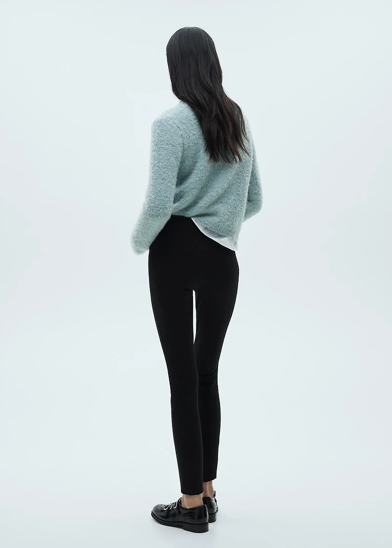 Mid-rise skinny leggings