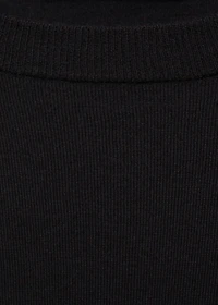 Wool-blend round-neck sweater