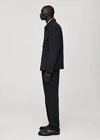 Flannel wool-blend overshirt