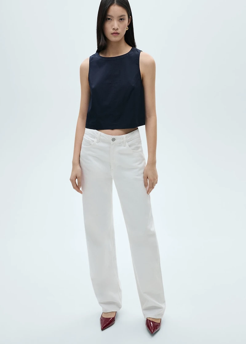 Cotton crop top