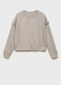 Shoulder seam sweatshirt