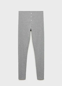 Long rib-knit pants