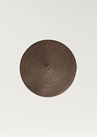 Round embossed textured placemats