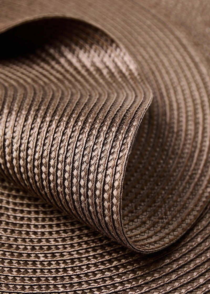 Round embossed textured placemats