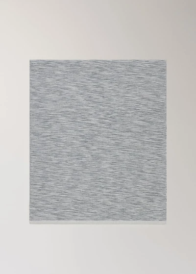 Cotton yarn-dyed melange table runner