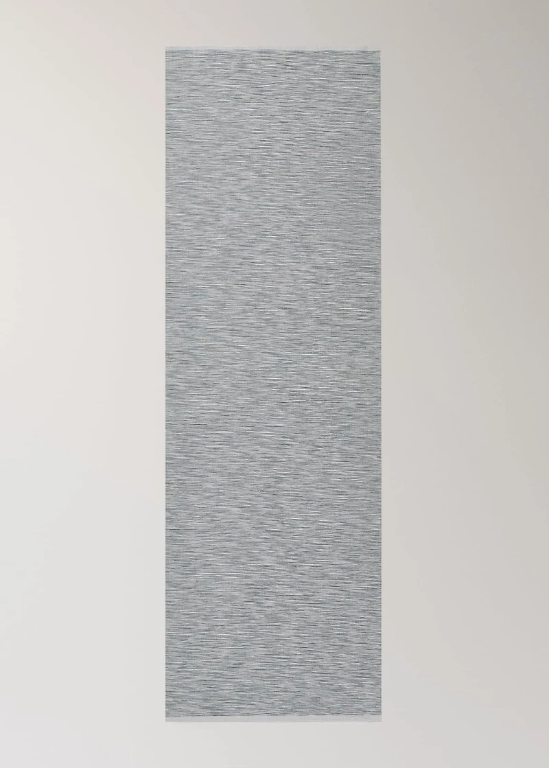 Cotton yarn-dyed melange table runner