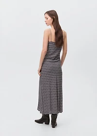 Long printed dress