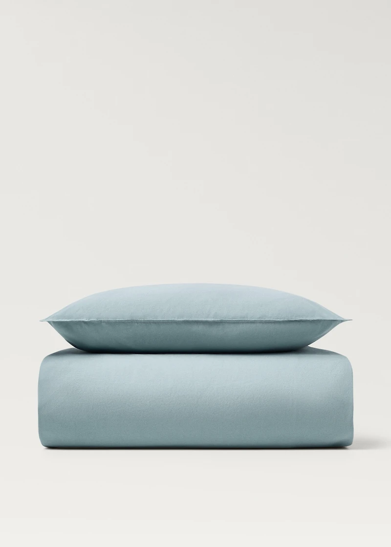 Children’s washed cotton double-stitched duvet cover for 90 cm bed