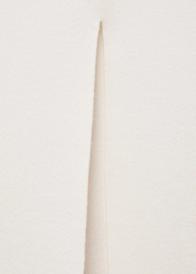 Fine knit midi skirt