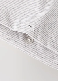 Cotton striped children’s duvet cover for 90cm bed