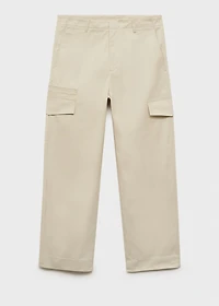 Relaxed-fit pants with pocket