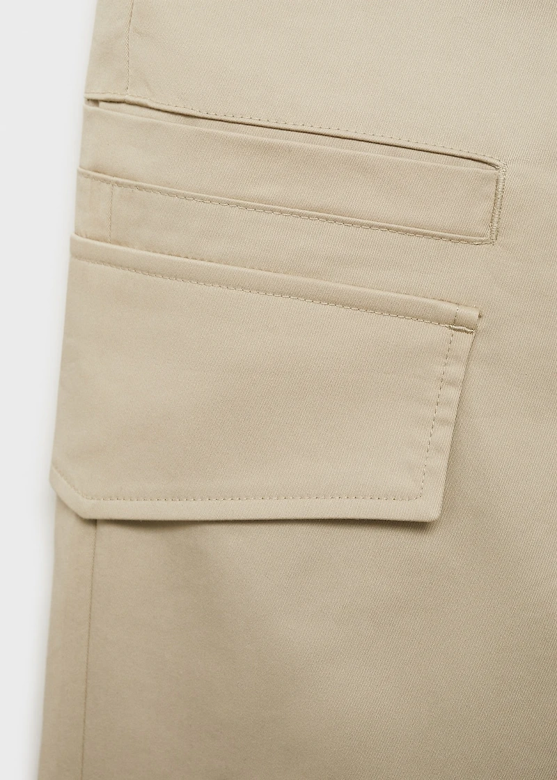 Relaxed-fit pants with pocket