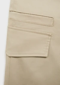 Relaxed-fit pants with pocket