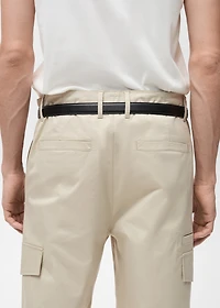 Relaxed-fit pants with pocket