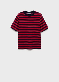 Striped short-sleeved t-shirt