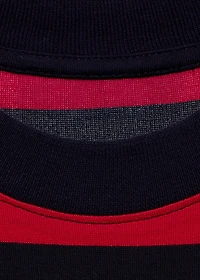 Striped short-sleeved t-shirt