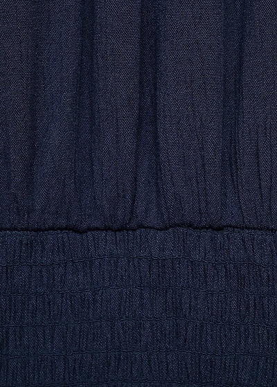 Asymmetrical pleated dress