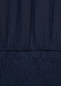 Asymmetrical pleated dress