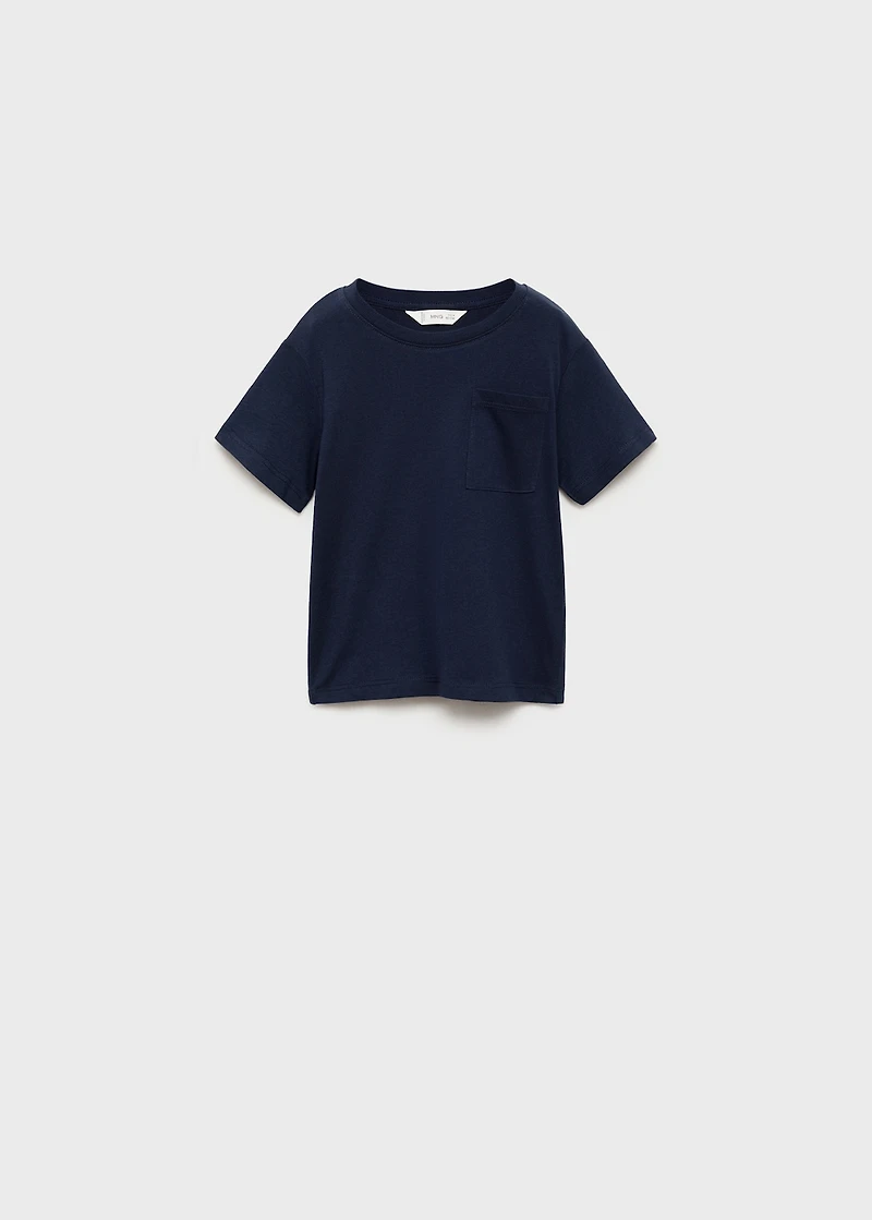 Pocket cotton T-shirt