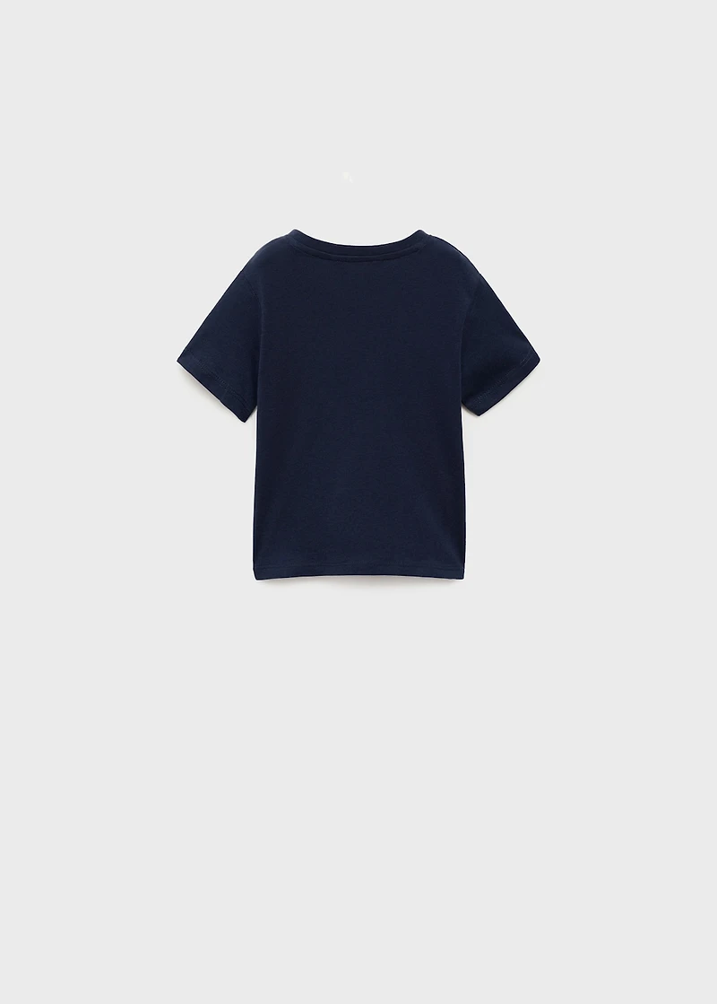 Pocket cotton T-shirt