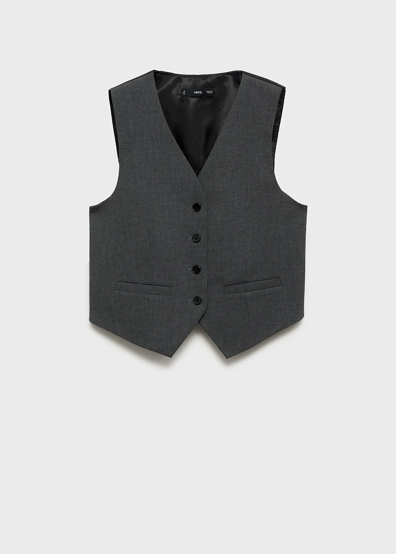 Vest with adjustable belt