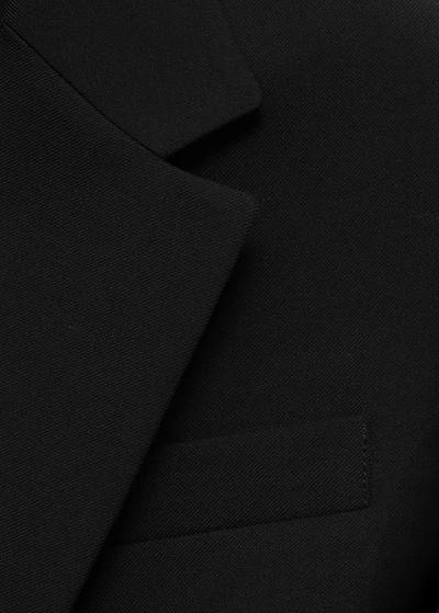 Straight blazer with flap pockets