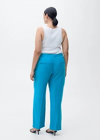 Straight suit trousers