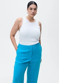 Straight suit trousers