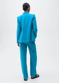 Straight suit trousers