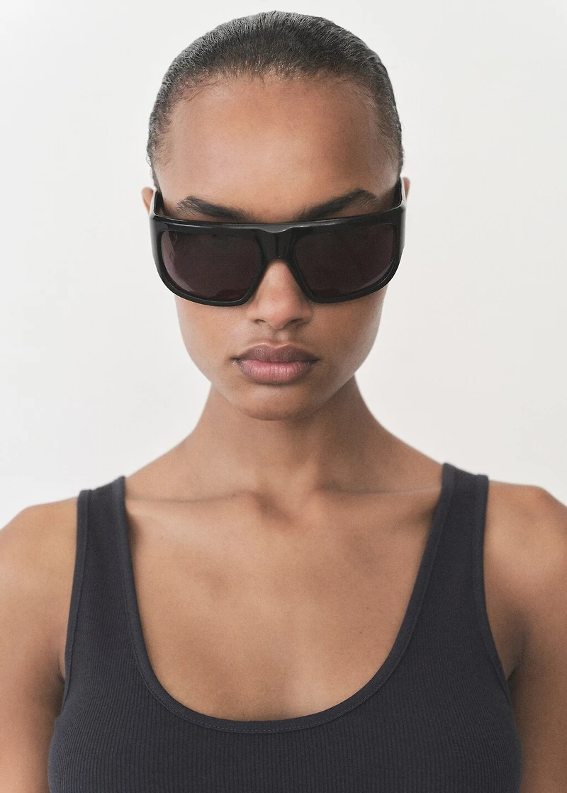 Cotton top with wide straps