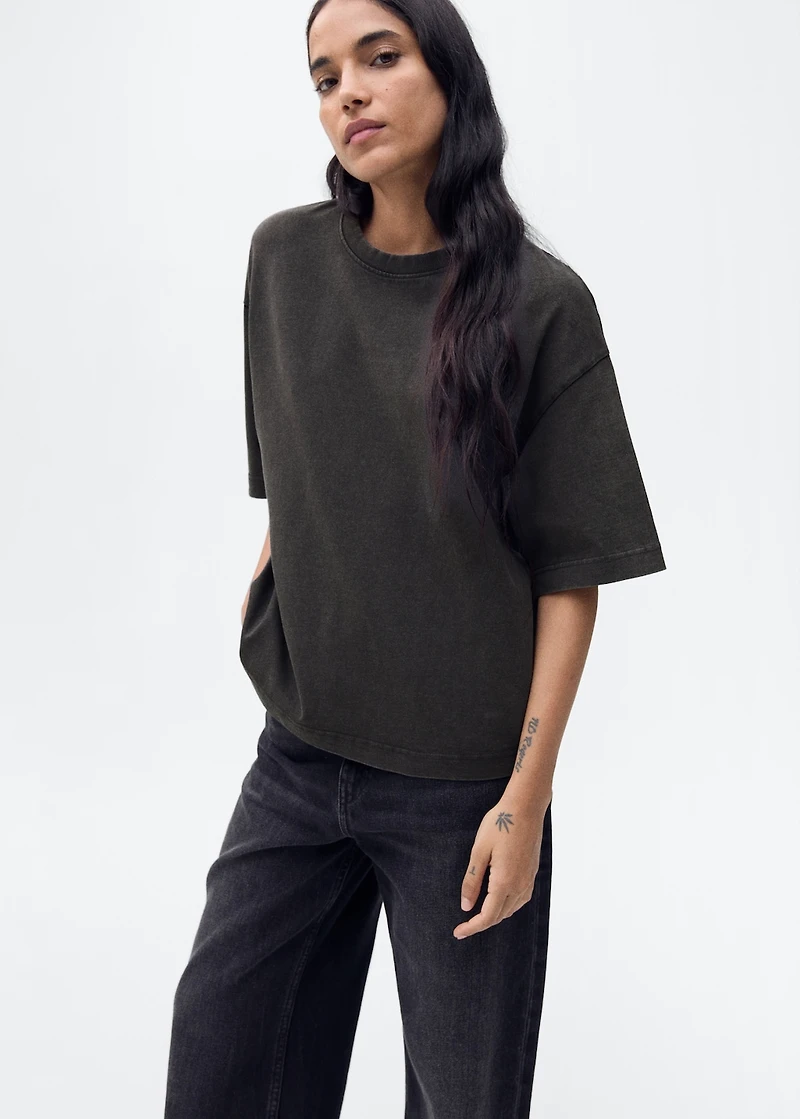 Oversized cotton t-shirt