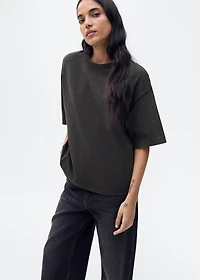 Oversized cotton t-shirt