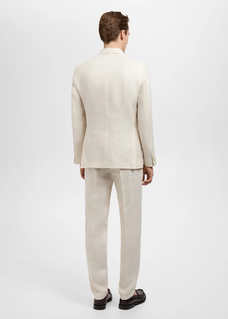 Amalfi 100% linen slim-fit suit blazer