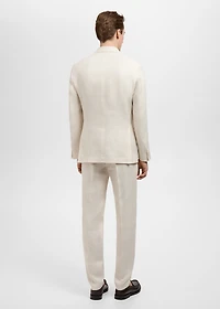 Amalfi 100% linen slim-fit suit blazer