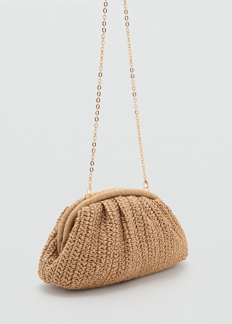 Natural fibre handbag