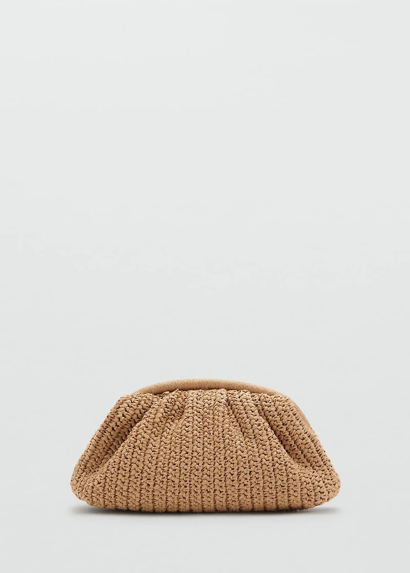 Natural fibre handbag