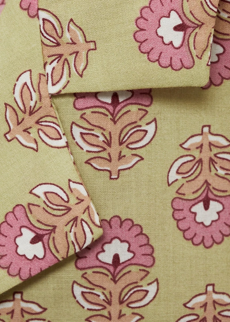 Printed cotton pyjama pack