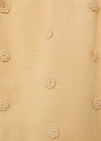 Long pants with embroidered details