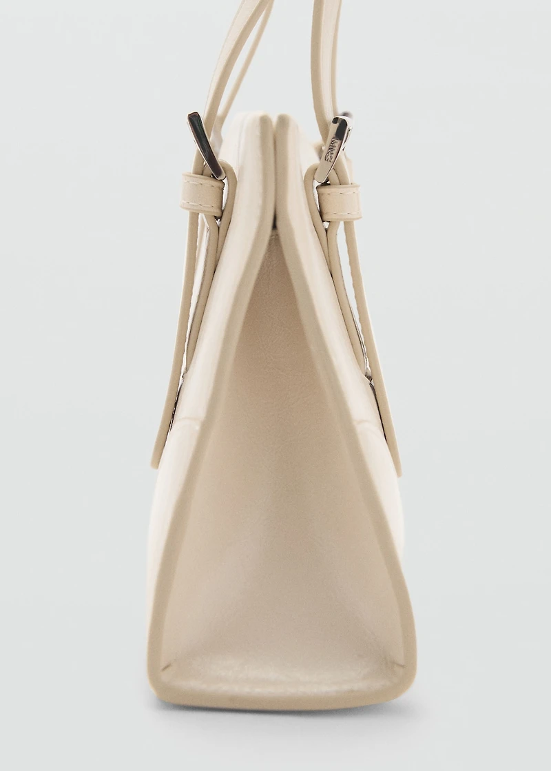 Shoulder bag with buckles