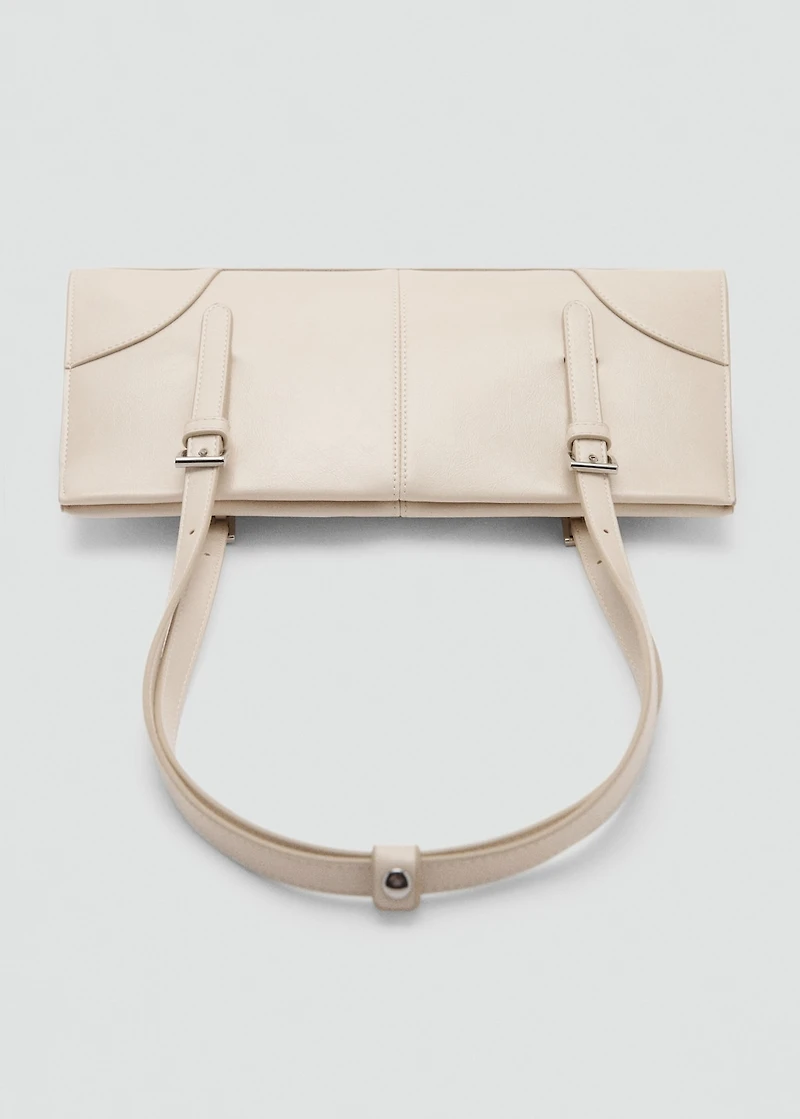 Shoulder bag with buckles