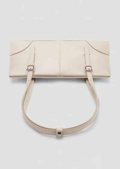 Shoulder bag with buckles