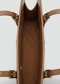 Shoulder bag with buckles