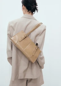 Shoulder bag with buckles
